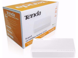 Tenda S108 V8 Unmanaged L2 Switch με 8 Θύρες Ethernet 100Mbps