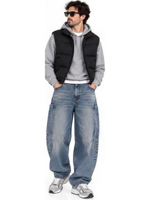 LEOX Ανδρικό Τζιν Παντελόνι Baggy Μπλε