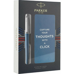 Parker Σετ Γραφείου με Σημειωματάριο και Στυλό Jotter Core Waterloo Blue 2τμχ