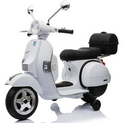Skorpion Wheels Piaggio 5245050 Ηλεκτροκίνητη Παιδική Vespa 12V Άσπρη