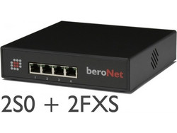 beroNet Small Business Line 2S0+2FXS VoIP Gateway