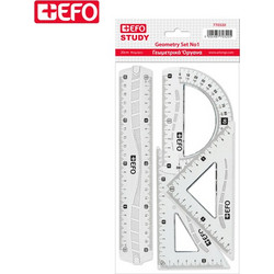 Σετ Γεωμετρίας + Μελέτη EFO 4 τεμάχια Νο. 1