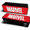 Marvel MSPMV001 Ηχείο Bluetooth 3W με Ραδιόφωνο Μαύρο Πολύχρωμο