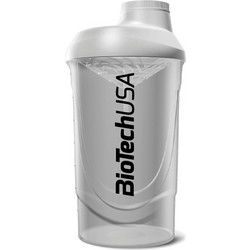 Protein Shaker BiotechUSA 600ml Πλαστικό Λευκό