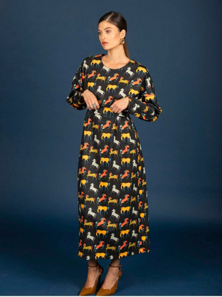 Chaton Clemence Oversize Φόρεμα Μαύρο