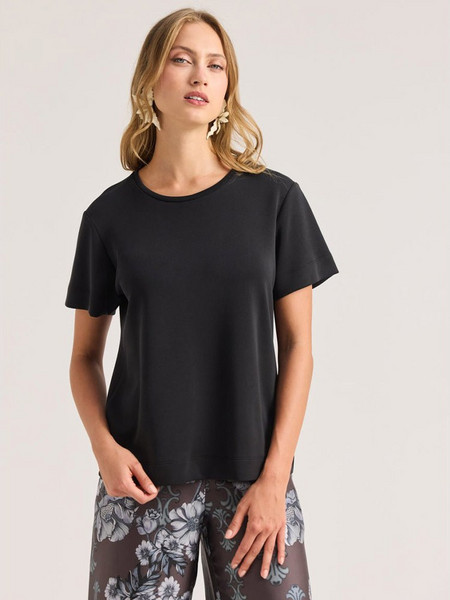 T-shirt Enzzo Olivera Μαύρο