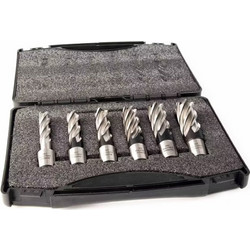 EVOLUTION CUTTERKIT6L ΣΕΤ ΠΟΤΗΡΟΤΡΥΠΑΝΩΝ ΓΙΑ ΜΑΓΝΗΤΙΚΑ ΔΡΑΠΑΝΑ (12MM,14MM,16MM,18MM,20MM,22MM) 50mm 20.050102