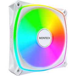 Montech RX120 Pro Reverse Blade Case Fan 120mm RGB με Σύνδεση 3-Pin 4-Pin PWM White