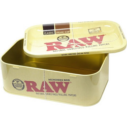 Raw Munchies Box with Rolling Tray Tin