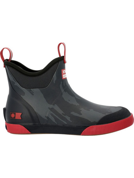 SALTY CREW XTRATUF LEGACY ELEVATE ANKLE DECK BOOT CAMO BLACK