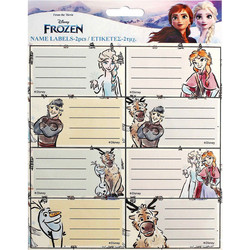 Ετικέτες Frozen σετ=2φύλλα 16 Ετικέτες 15x20cm Gim 771-80846