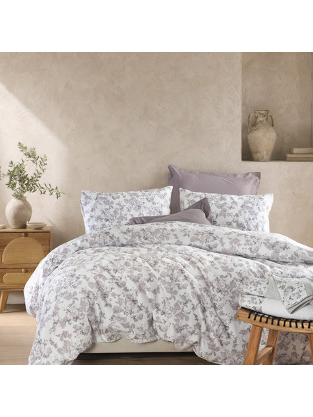 Πάπλωμα Μονό (Σετ 160x240) Rythmos Camelia Λευκό