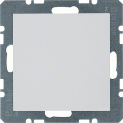 Berker Τυφλό Κάλυμμα Διακόπτη 1 Module Λευκό (10098989) - BERKER