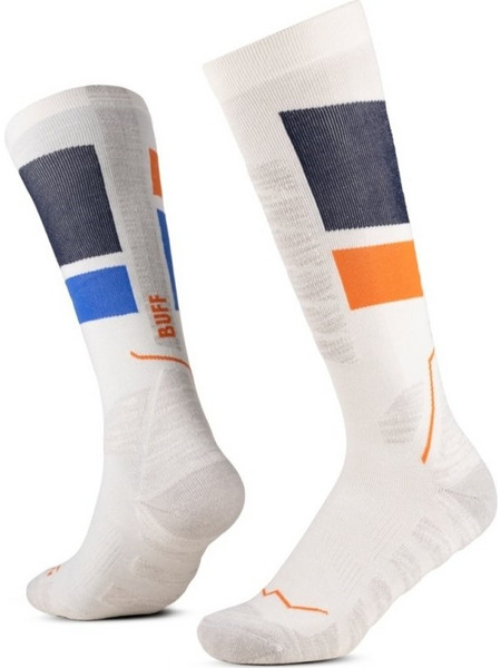 Buff ThermoNet Over The Calf Socks To Whisper Ανδρικές Κάλτσες Ψηλές Λευκές BU138868/007/05