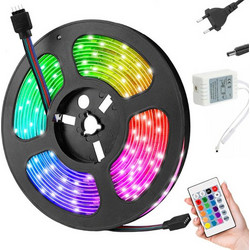 Ρολό Ταινίας LED RGB 4,5m με Τηλεχειριστήριο 12V 3A