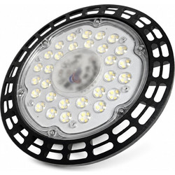 VenCore 6407-50007 - LED High Bay UFO 100W CW - Φωτιστικό Βιομηχανικού Τύπου Καμπάνα High Bay UFO LED 100 Watt 230 Volt 180 14000 Lumens Ψυχρό Λευκό