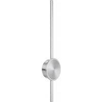VenCore Axion Silver 6093-20096 - Μοντέρνο Επιτοίχιο Φωτιστικό Απλίκα LED 12W Ασημί Αλουμίνιο με Ρυθμιζόμενο CCT Λευκό - Ημέρας - Θερμό - Χειρισμός CC