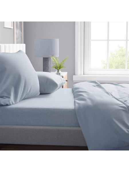 Πάπλωμα Solid 505 220X240 Light Blue-Grey 100% Cotton