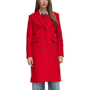 Tommy Hilfiger Γυναικείο Παλτό Μάλλινο Κόκκινο WW0WW51106-XLG
