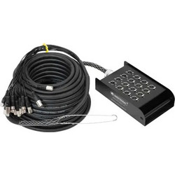 OMNITRONIC Επαγγελματικό Stage Box / Καλώδιο Multi 12In-4Out, 30m - OMNITRONIC
