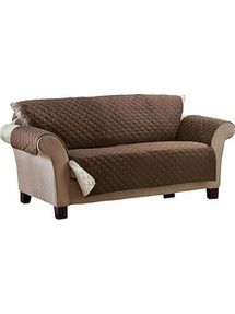 Κάλυμμα Καναπέ 2 Όψεων Couch Coat Καφέ