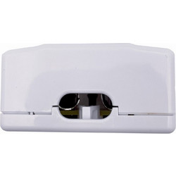 Πρίζα Δικτύου Cablexpert Cat6A Ftp Double Port Surface Mount Box White