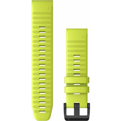 Garmin QuickFit 22mm Λουράκι Σιλικόνης Yellow / Black (Fenix 6 / 6 Pro / 7)