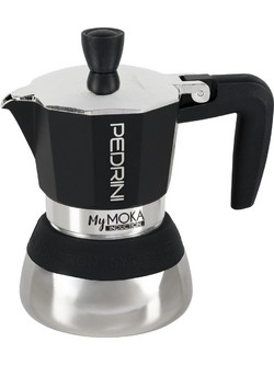 Pedrini MyMoka Induction 02CF094 Μπρίκι Espresso 2Cups Μαύρο