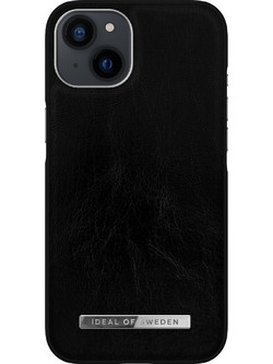 iDeal of Sweden Atelier Back Cover Glossy Black Silver (iPhone 13)