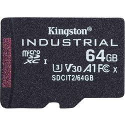 Kingston Industrial microSDXC 64GB Class 10 U3 V30 UHS-I A1