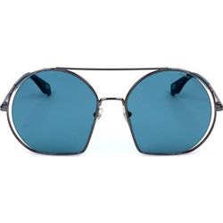Marc Jacobs MARC325/S Y6I/KU Γυναικεία Γυαλιά Ηλίου Πολυγωνικά Μεταλλικά Ασημί με Μπλε Polarized Φακό