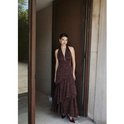 Ciel Concept Blair Maxi Φόρεμα Καφέ