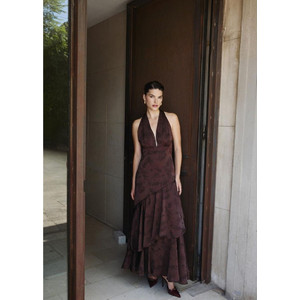 Ciel Concept Blair Maxi Φόρεμα Καφέ