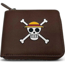 One Piece - Man Zip Skull Wallet