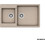 Schock Cristalite Element Sabbia Ένθετος Νεροχύτης Γρανίτη Αντιστρεφόμενος 86x50cm 31290-1501