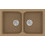 Sanitec Classic 336 Επικαθήμενος Νεροχύτης Γρανίτη Ματ Granite Celtic Stone 86x50cm