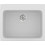 Sanitec Classic 331 Υποκαθήμενος Νεροχύτης Γρανίτη Ματ White 60x50cm