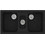 Sanitec Classic 325 Επικαθήμενος Νεροχύτης Γρανίτη Ματ Granite Black 97x51cm
