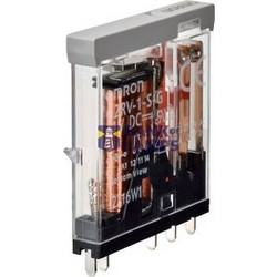 Relay, SPCO, 6 A contacts, for replacement in G2RV-SR*00 24DC or 24 VAC/DC G2RV9016R