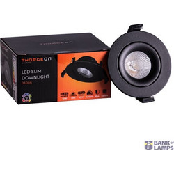 LED Downlight 10W DIMM CCT 800Lm 40 CRI 90 Flicker-Free Cutout 83-88mm (External Driver Included) RAL9005