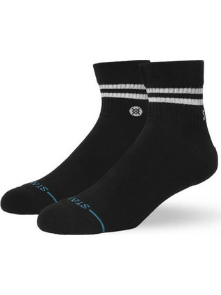 Stance Core Quarter Ανδρικές Κάλτσες Μαύρες 6Pack A356A25COR-BLK