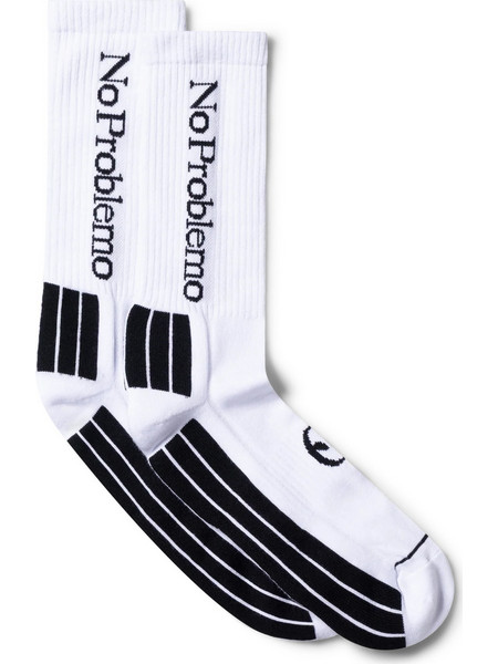 No Problemo Sock Ανδρικές Κάλτσες Λευκές