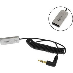 Andowl Q-H10 Bluetooth Receiver 3.5mm Jack σε USB με Ενσωματωμένο Μικρόφωνο για το Αυτοκίνητο