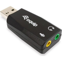 Equip Μετατροπέας USB-A male σε 3.5mm female 1τμχ 245320