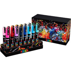 Posca Μαρκαδόροι Uni Limited Edition 1-4mm Brush 24τεμ. PC-5BR