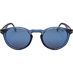 Carrera CA301/S PJP/XT Ανδρικά Γυαλιά Ηλίου Στρογγυλά Κοκάλινα Μπλε με Μπλε Polarized Φακό