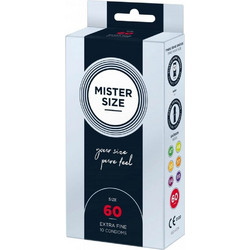 My.Size 60mm Mister Size Προφυλακτικά Λεπτά με Λιπαντικό 10τμχ