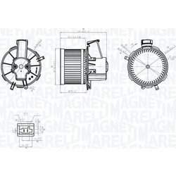 Magneti Marelli 069412778010 - MTE778AX-ΒΕΝΤΙΛΑΤΕΡ ΕΣΩΤ.ΧΩΡΟΥ FIAT PANDA 169 09.2004