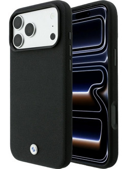 BMW Kevlar Metal Logo MagSafe Θήκη Black (iPhone 18 Pro Max / 17 Pro Max)