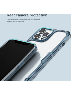 Nillkin Nature Pro Back Cover Blue / Transparent (iPhone 14 Pro Max)